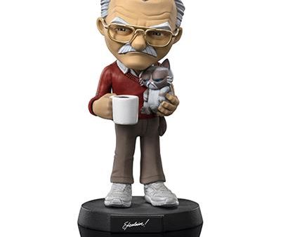 Figura MiniCo Marvel Stan Lee with Grumpy Cat - Iron Studios Supply