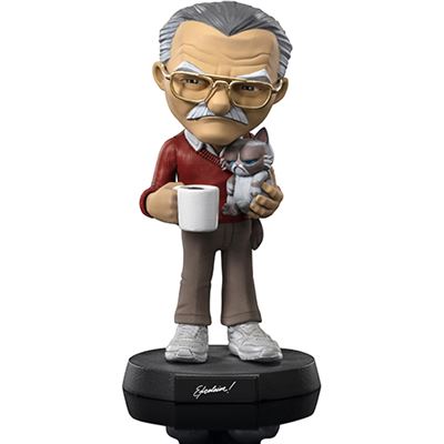 Figura MiniCo Marvel Stan Lee with Grumpy Cat - Iron Studios Supply