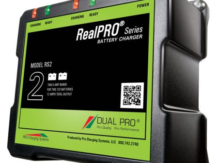 Dual Pro RealPRO Series Battery Charger - 12A - 2-6A-Banks - 12V 24V - RS2 Cheap