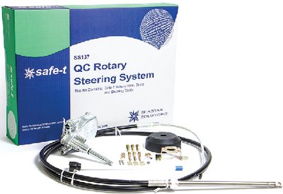 Seastar Solutions - Safe-t Quick Connect Rotary Steering Kit - SS13718 - Includes 18  Steering Cable Hot on Sale